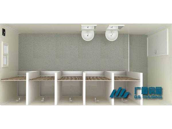 Módulos prefabricados para cuartos de baño